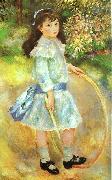 Girl with a Hoop, Pierre Renoir
